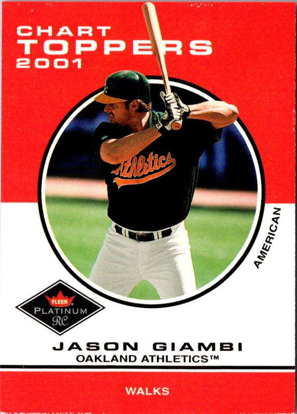 2001 Fleer Platinum Jason Giambi #415