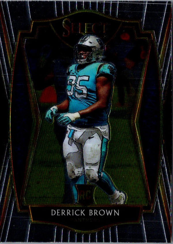 2020 Panini Select Derrick Brown #187 Rookie