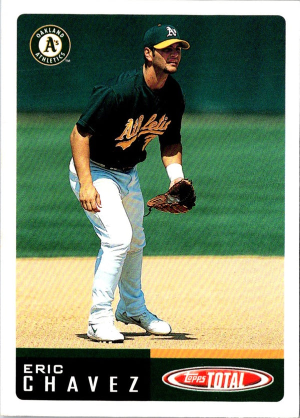 2002 Topps Total Team Checklists Eric Chavez #TTC21