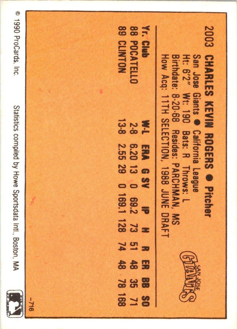 1990 CMC Kevin Rogers
