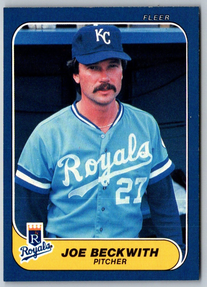 1986 Fleer Joe Beckwith