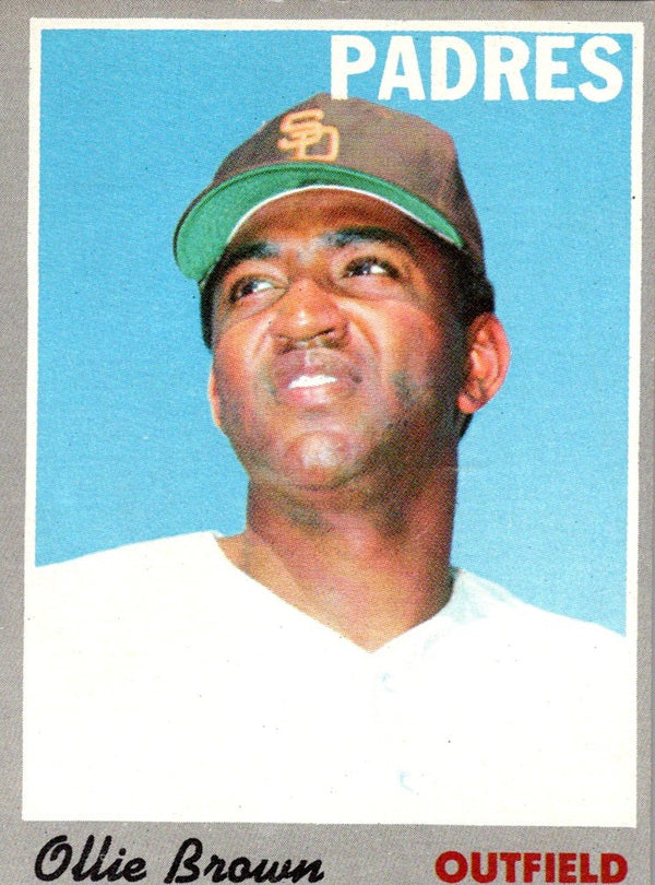 1970 Topps Ollie Brown #130 EX-MT+