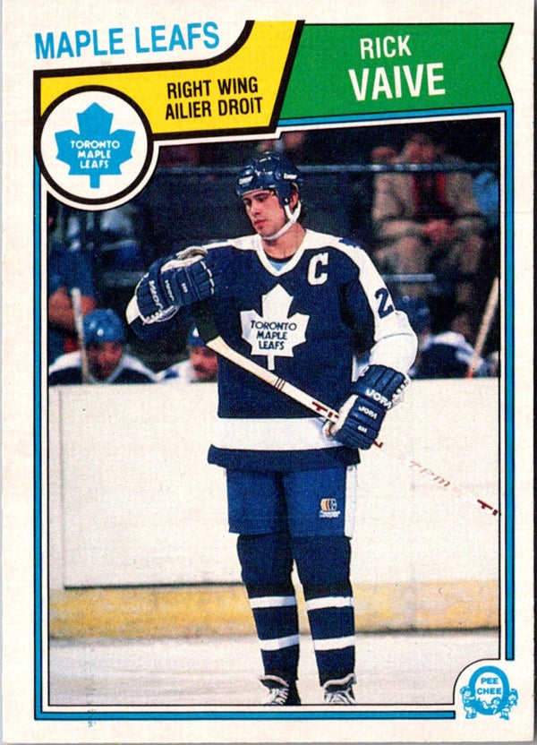 1983 O-Pee-Chee Rick Vaive #343