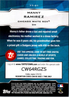 2011 Topps Town Manny Ramirez #TT-31