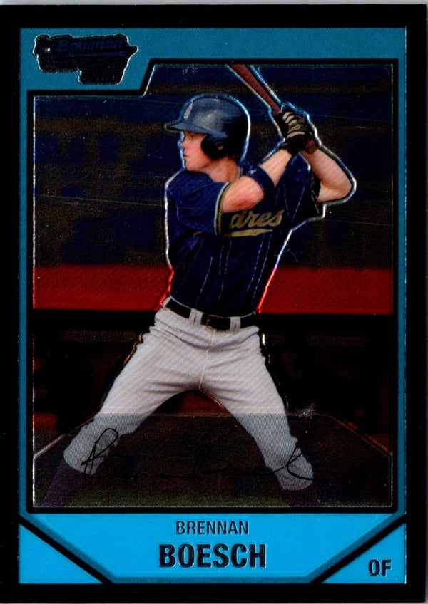 2007 Bowman Chrome Prospects Brennan Boesch #BC13