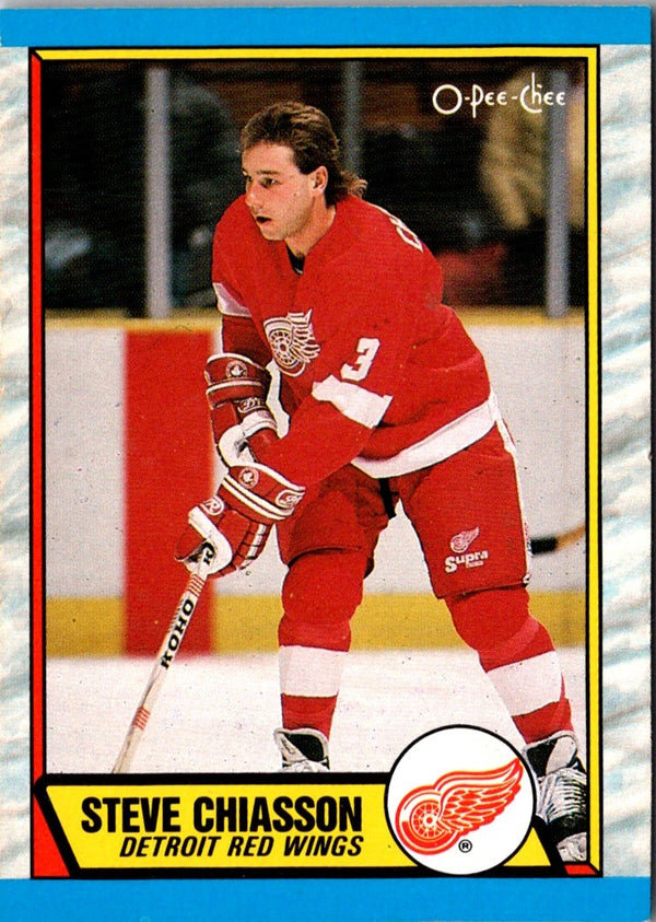 1989 O-Pee-Chee Steve Chiasson #164 Rookie