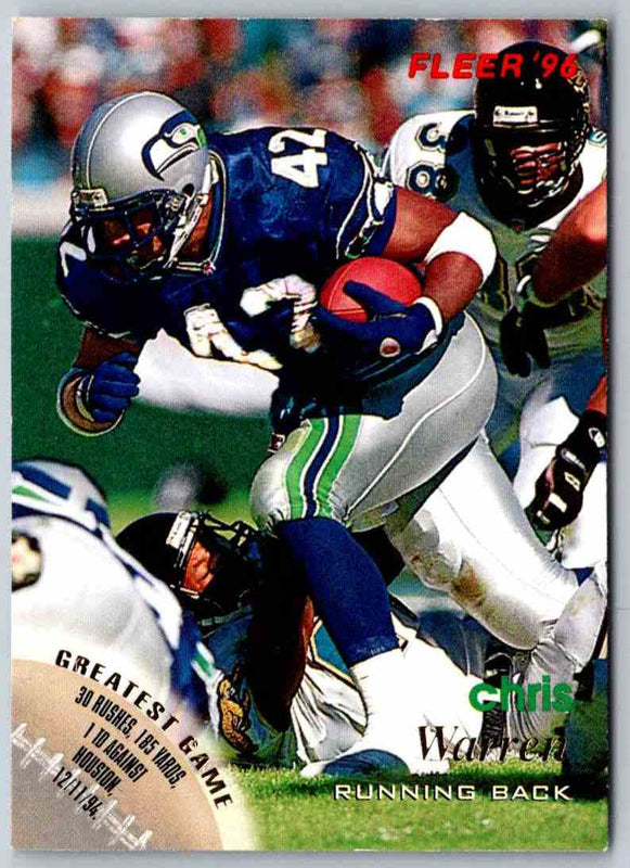 1991 Fleer Ultra Chris Warren #132