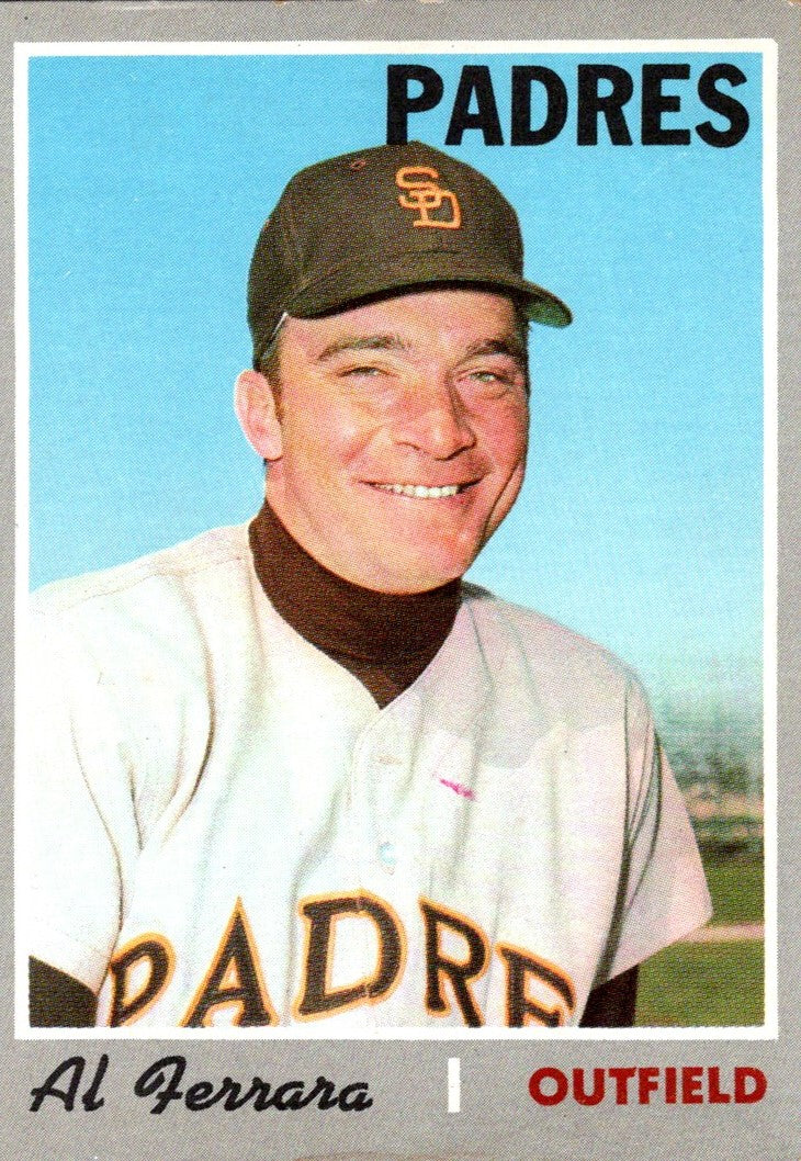 1970 Topps Al Ferrara