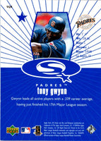 1999 UD Choice StarQuest Blue Tony Gwynn #SQ8