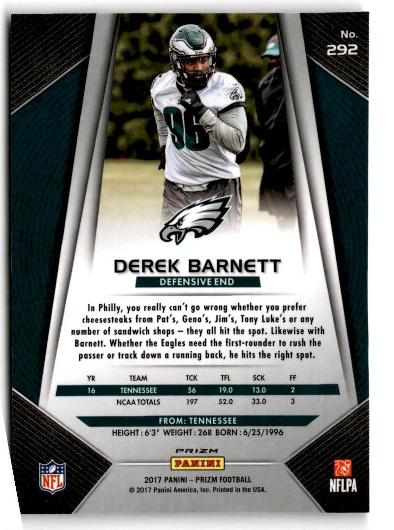 2017 Panini Prizm Derek Barnett