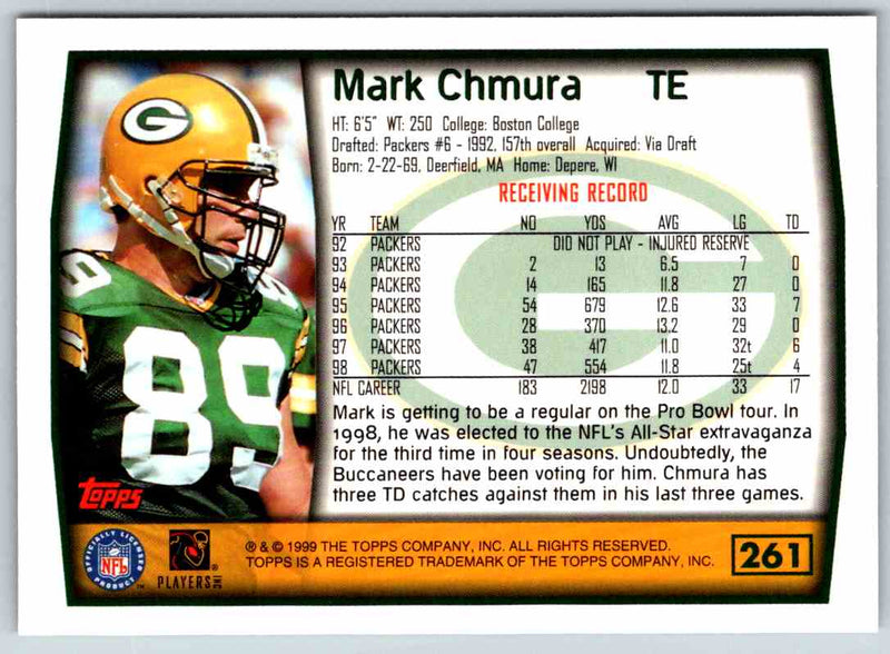 1999 Topps Mark Chmura