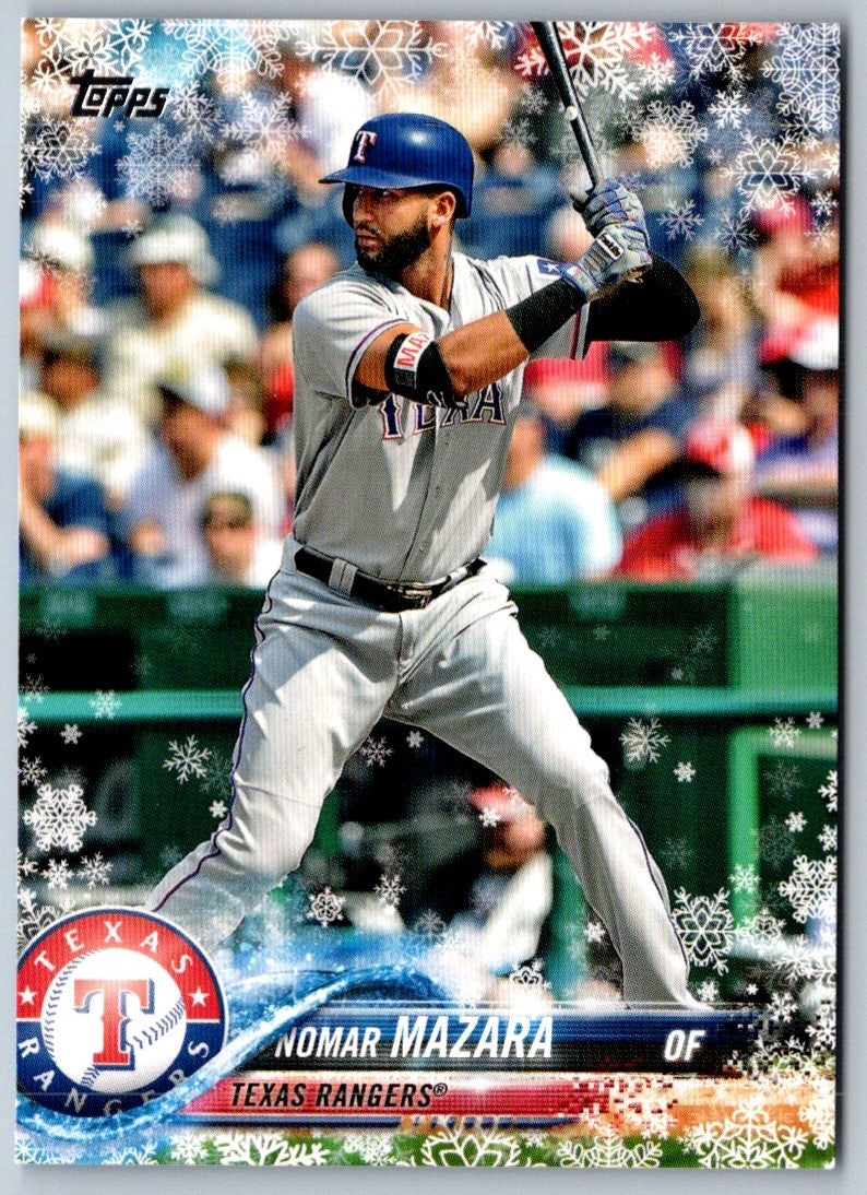 2018 Topps Holiday Nomar Mazara