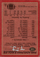 1984 Topps Super Play Game Cards Philadelphia Eagles