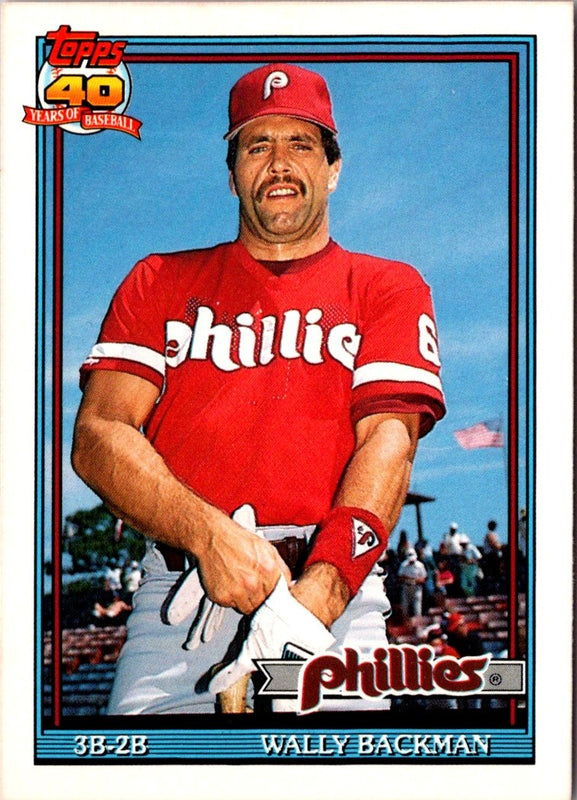 1991 Topps Traded Wally Backman #3T