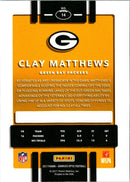 2017 Donruss Optic Clay Matthews