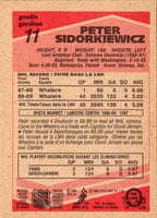 1989 O-Pee-Chee Peter Sidorkiewicz #11 Rookie