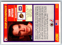 1991 Score Canadian English Shawn Antoski #353