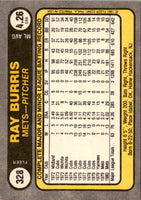 1981 Fleer Ray Burris #328