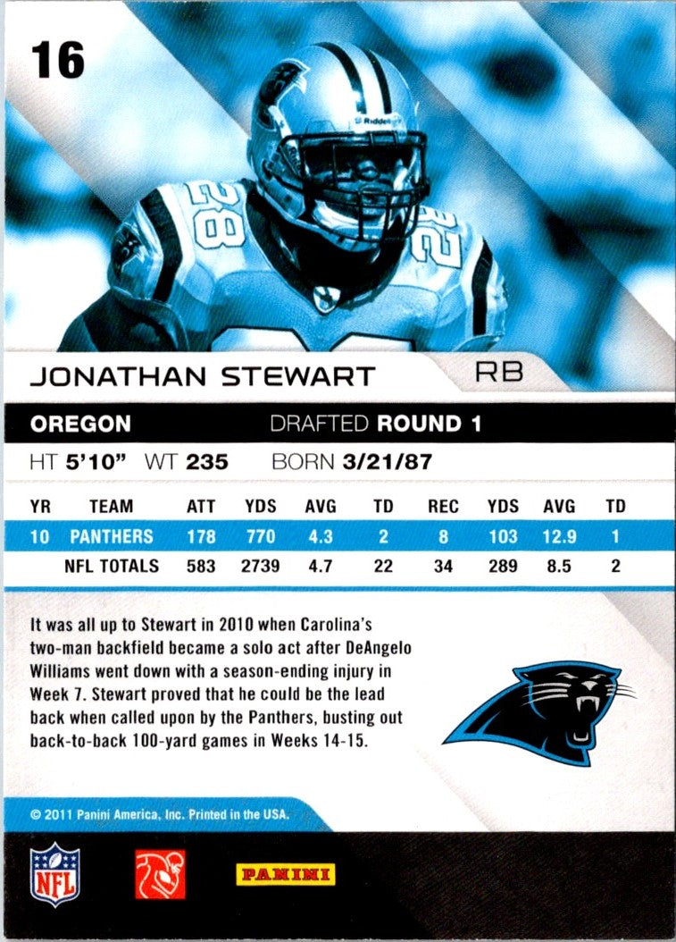 2011 Panini Absolute Memorabilia Jonathan Stewart