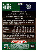 2002 Topps Total Ruben Sierra #835