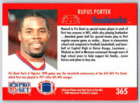 1990 Pro Set Rufus Porter #365