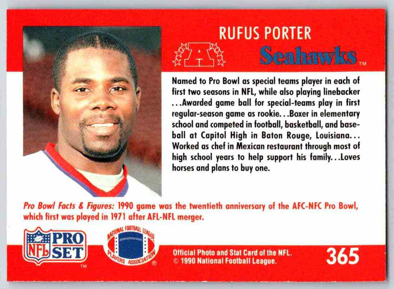 1990 Pro Set Rufus Porter