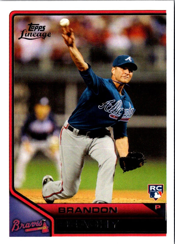 2011 Topps Lineage Brandon Beachy #164 Rookie