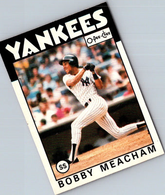 1986 O-Pee-Chee Bobby Meacham #379
