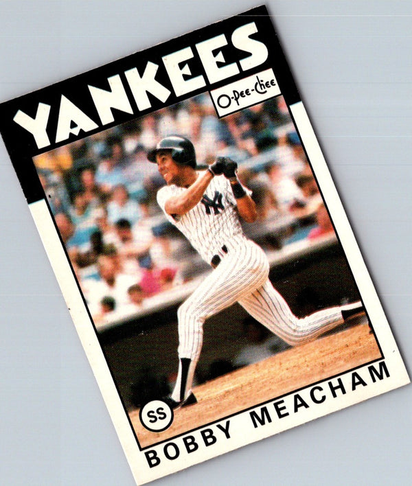 1986 O-Pee-Chee Bobby Meacham #379