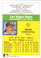 1990 CMC Las Vegas Stars Brian Ohnoutka #21