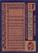 1984 Topps Dan Driessen
