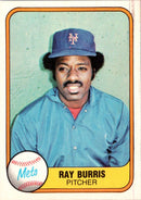 1981 Fleer Ray Burris