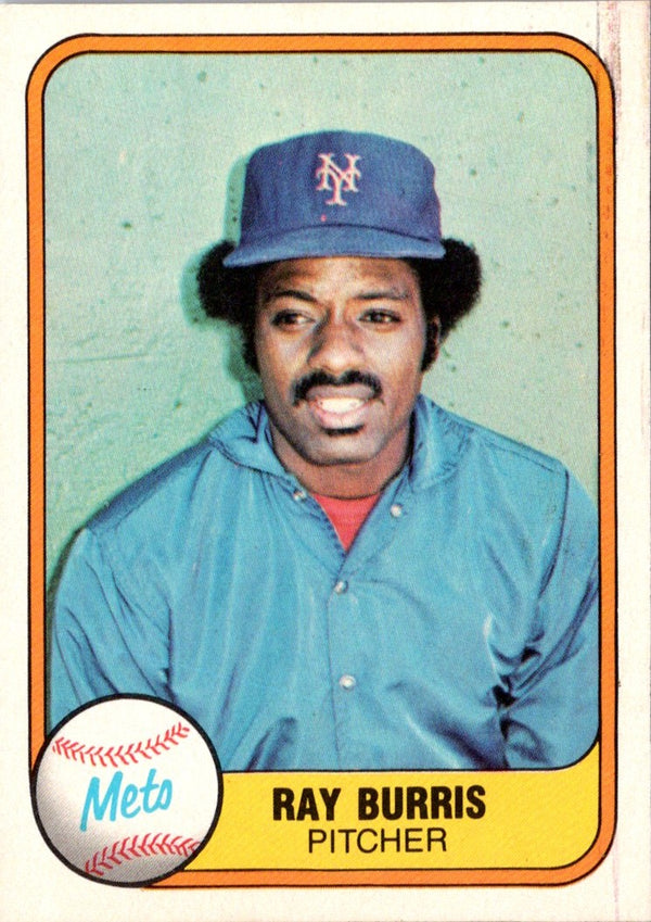 1981 Fleer Ray Burris #328