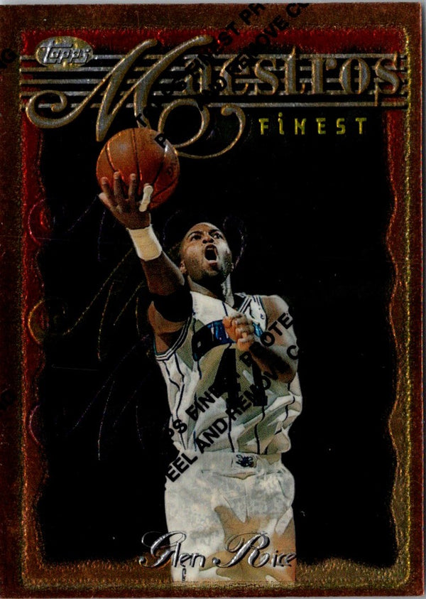1996 Finest Glen Rice #56