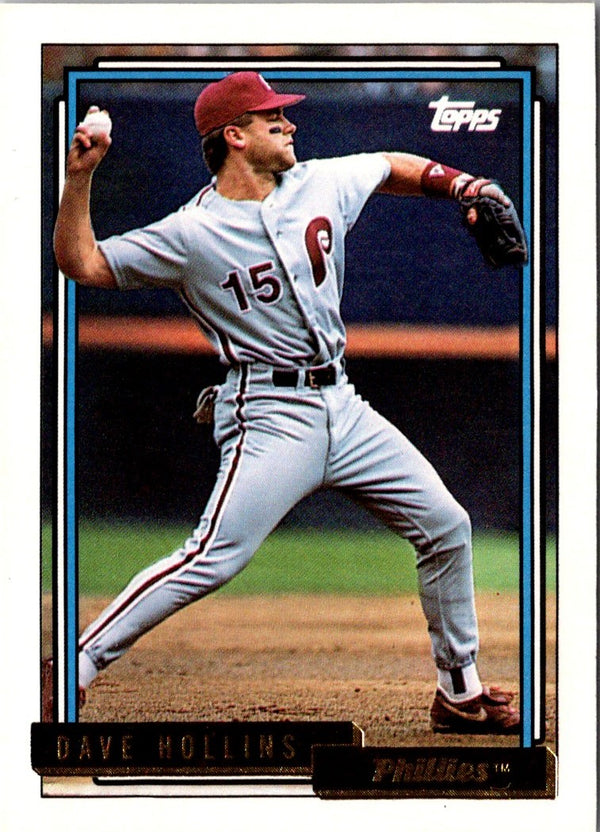 1992 Topps Dave Hollins #383