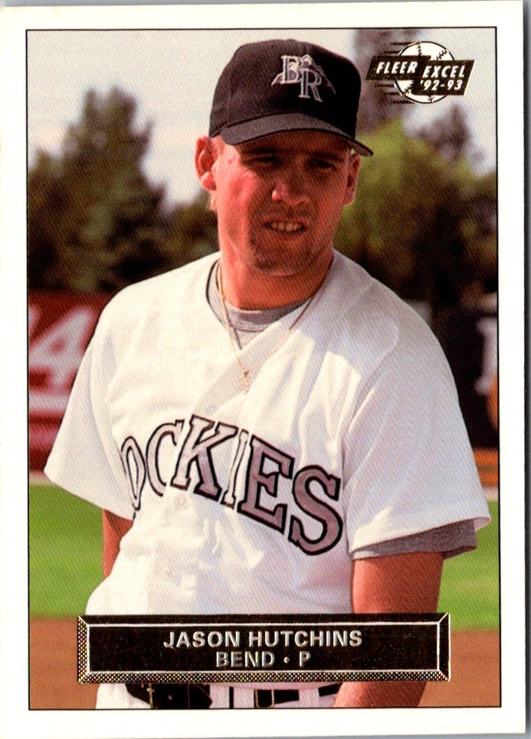 1992 Fleer Excel Jason Hutchins