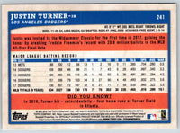 2018 Topps Big League Justin Turner #241