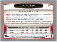 2014 Bowman Allen Craig #14