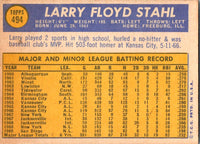 1970 Topps Larry Stahl #494 EX-MT+