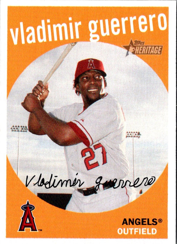 2008 Topps Heritage Vladimir Guerrero #1