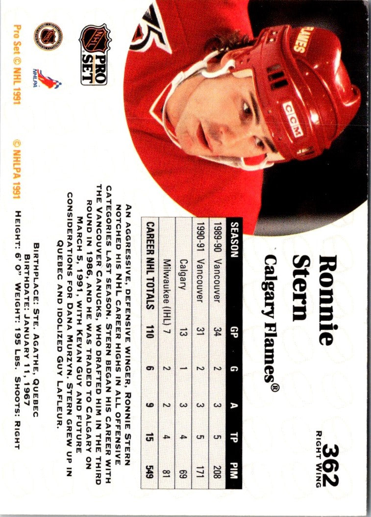 1991 Pro Set Ronnie Stern