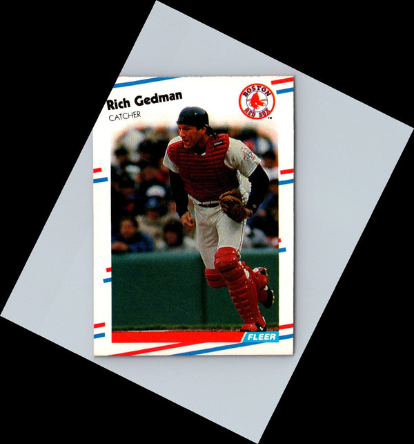 1988 Fleer Rich Gedman #353