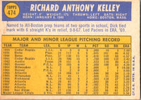 1970 Topps Dick Kelley #474 EX-MT+