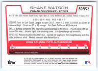 2012 Bowman Shane Watson #BDPP22