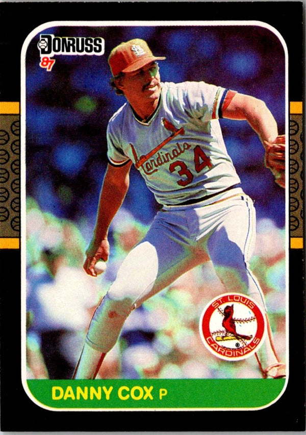 1987 Donruss Danny Cox #553
