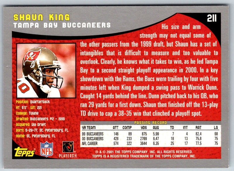 2001 Topps Shaun King