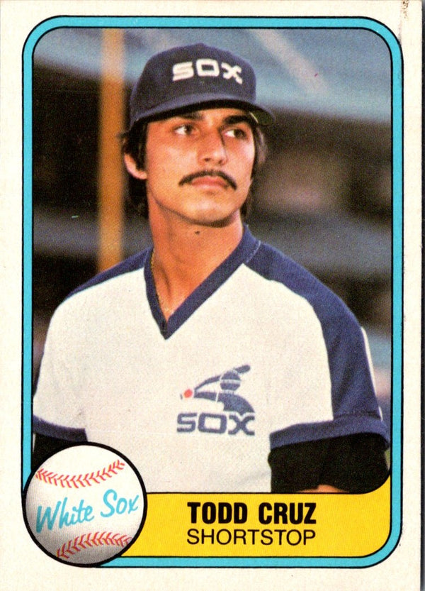 1981 Fleer Todd Cruz #341