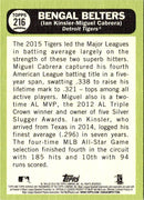 2016 Topps Heritage Bengal Belters (Ian Kinsler /Miguel Cabrera)