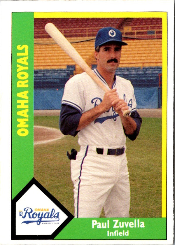 1990 CMC Omaha Royals Paul Zuvella #22