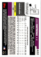2006 Topps Jose Contreras #480